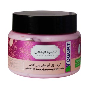 کرم ژل آبرسان بدن گلاب دیپ سنس 250 میل