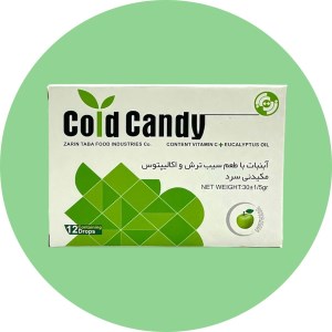آبنبات اکالیپتوس با طعم سیب ترش زرین تابا 12 عددی آبنبات اکالیپتوس با طعم سیب ترش زرین تابا 12 عددی
