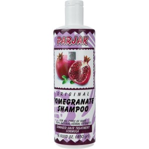 شامپو حاوی روغن طبیعی هسته انار پرژک 450 میل