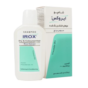 شامپو سبوس برنج مو خشک و رنگ شده ایروکس 200 میل