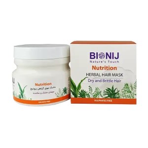 ماسک موی گیاهی موهای خشک شکننده بیونیج 450 میل