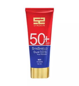 کرم ژل ضد آفتاب فاقد چربی 50 ساین اسکین مخصوص آقایان بدون رنگ 50 میل