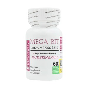 کپسول بیوتین مگابیت 4500 میکروگرم برونسون 60 عدد