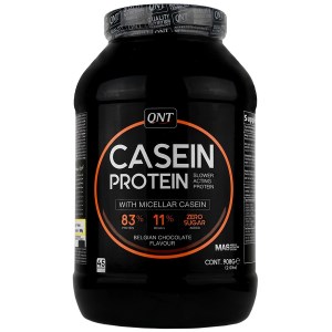 پودر پروتئین کازئین کیو ان تی 908 گرم شکلات بلژیکی