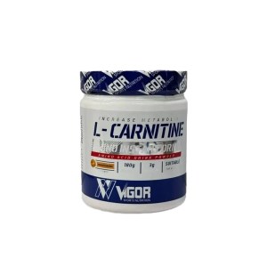پودر ال کارنیتین ویگور – ۱۸۰ گرم طعم پرتقال