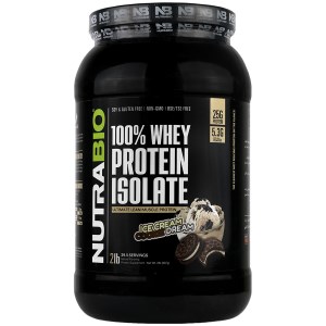 پروتئین وی ایزوله 100% نوترابایو 907 گرم