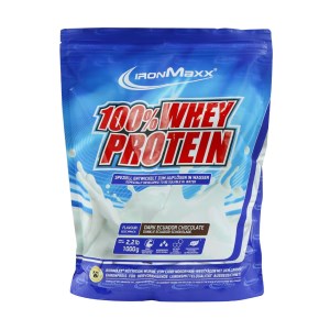 پودر وی پروتئین 100 آیرون مکس پک 2 عدد 1000گرمی طعم شکلات تلخ اکوادوری