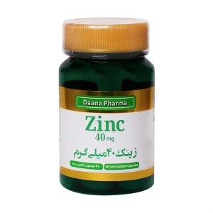 کپسول نرم زینک گلوکونات 40 میلی گرم 30 عدد دانا