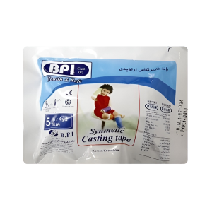 گچ فایبر BPI عرض 5اینچ رنگ آبی با بهترین کیفیت