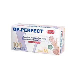 دستکش معاینه ونیل اپوپرفکت 100تایی
