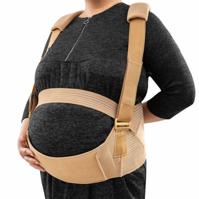 تصویر شکم بند بارداری معمولی سماطب سایز L 