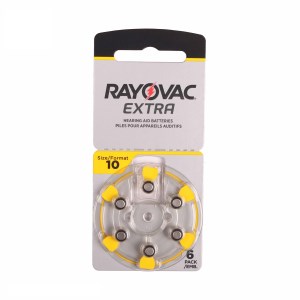 باطری سمعک RAYOVAC شماره 10 با بهترین کیفیت