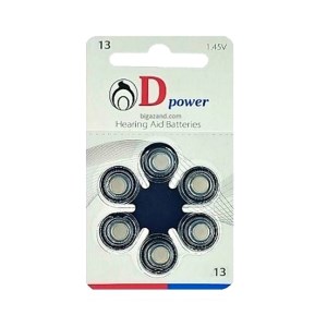 باتری سمعک D-POWER شماره 13