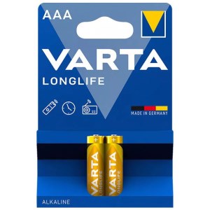 باتری نیم قلمی 2عددی آلکالین VARTA