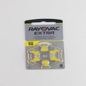 باطری سمعک RAYOAC ضدموج شماره 10