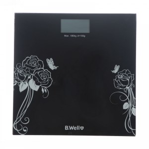ترازو دیجیتال B.Well مدل WK-165 رنگ مشکی