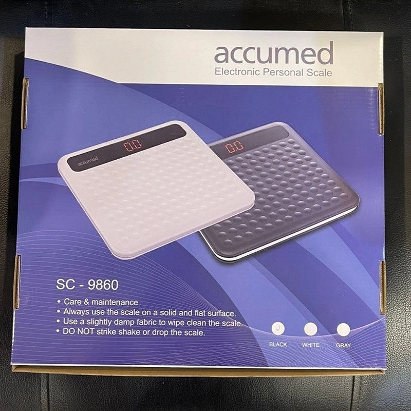 تصویر ترازو دیجیتال AccuMed مدل SC 9860 رنگ سفید 