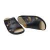 دمپایی طبی مردانه آرای تبریز مدل شانلی چرمی رنگ مشکی سایز 44